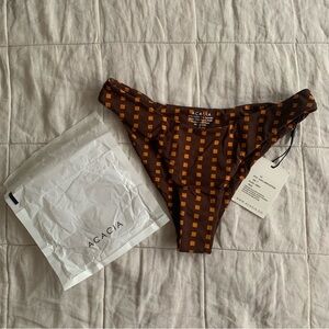 Acacia Swimwear Zuma Lining Bikini Bottoms P / XS New